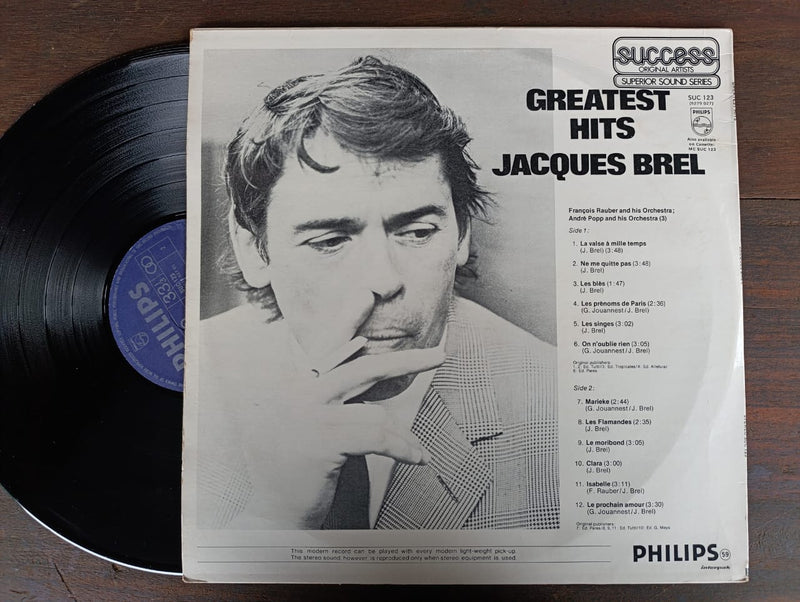 Jacques Brel - Greatest Hits (RSA VG+)
