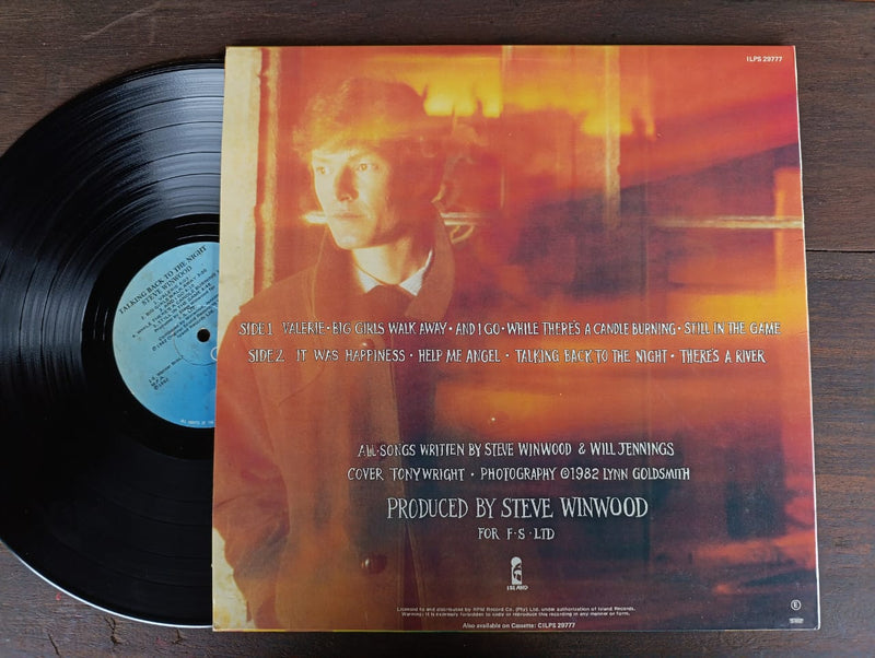Steve Winwood - Talking Back To The Night (RSA VG)