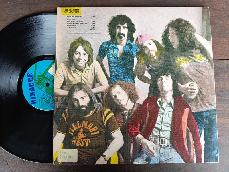 The Mothers - Just Another Band From L.A. (USA VG+) Gatefold