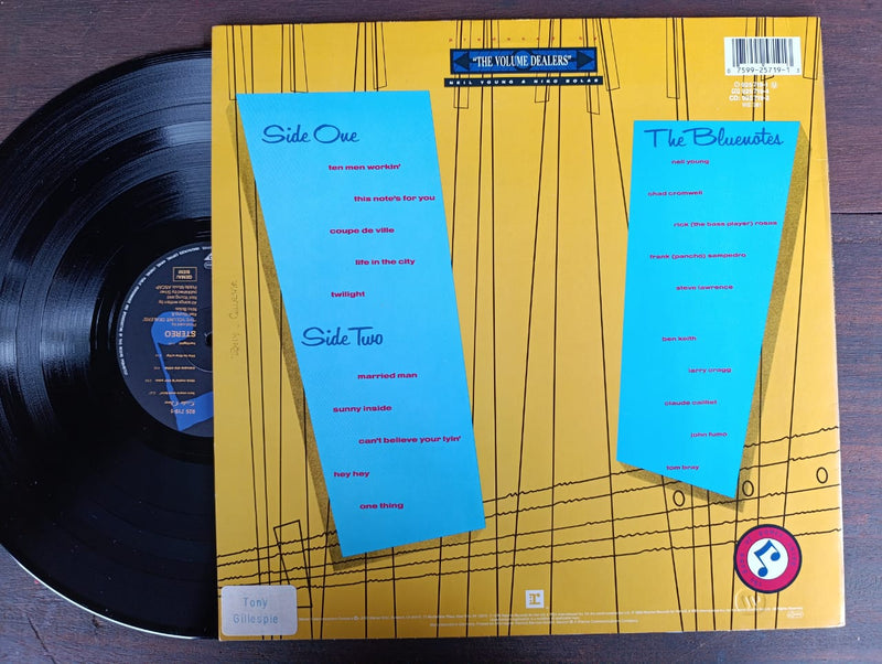 Neil Young & The Bluenotes - This Note's For You (Germany VG+)