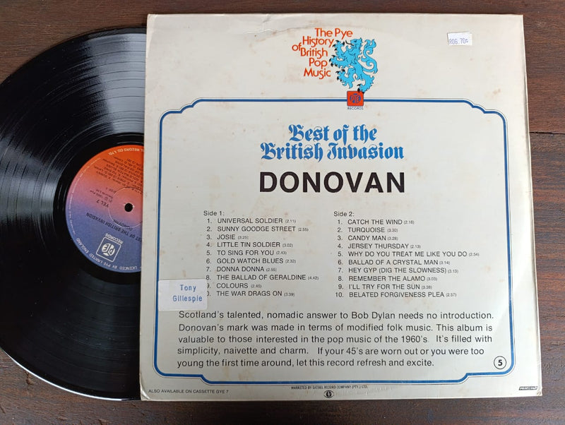 Donovan - Best Of The British Invasion (RSA VG)