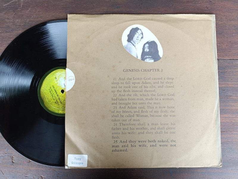 John Lennon And Yoko Ono – Unfinished Music No. 1. Two Virgins (USA VG+)