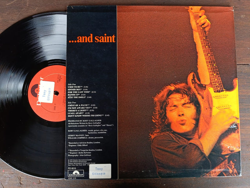Rory Gallagher – Sinner... And Saint (USA VG+)