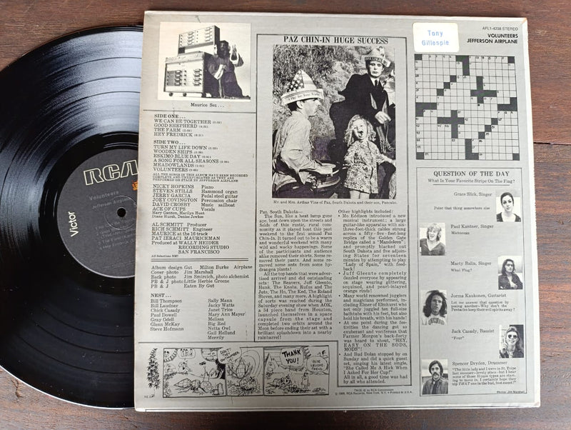 Jefferson Airplane – Volunteers (USA VG+)
