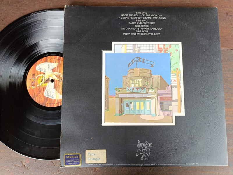 Led Zeppelin – The Soundtrack From The Film The Song Remains The Same (USA VG) 2LP Gatefold + Booklet