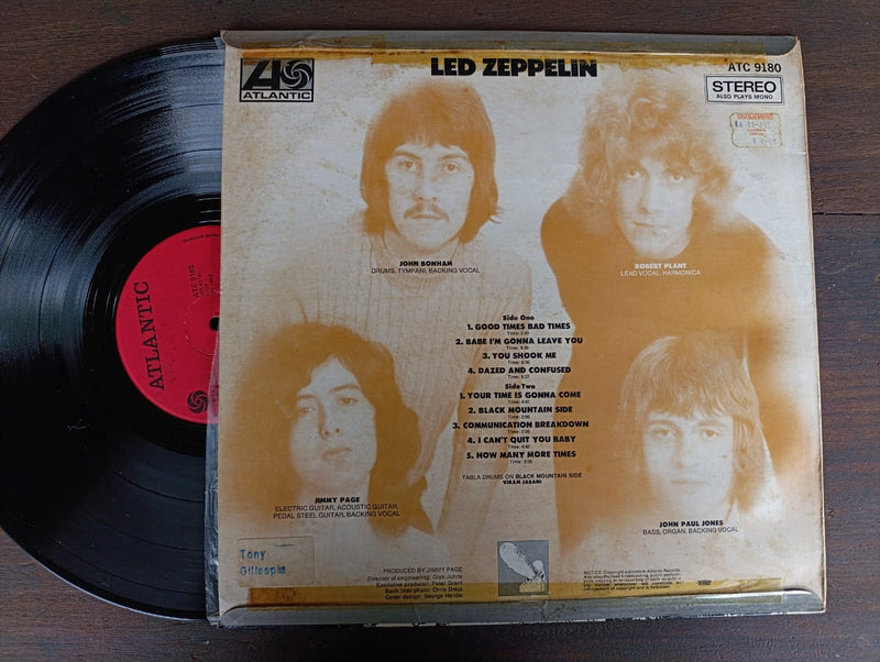 Led Zeppelin – Led Zeppelin (RSA VG+)