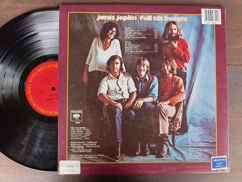Janis Joplin - Pearl (USA VG+)