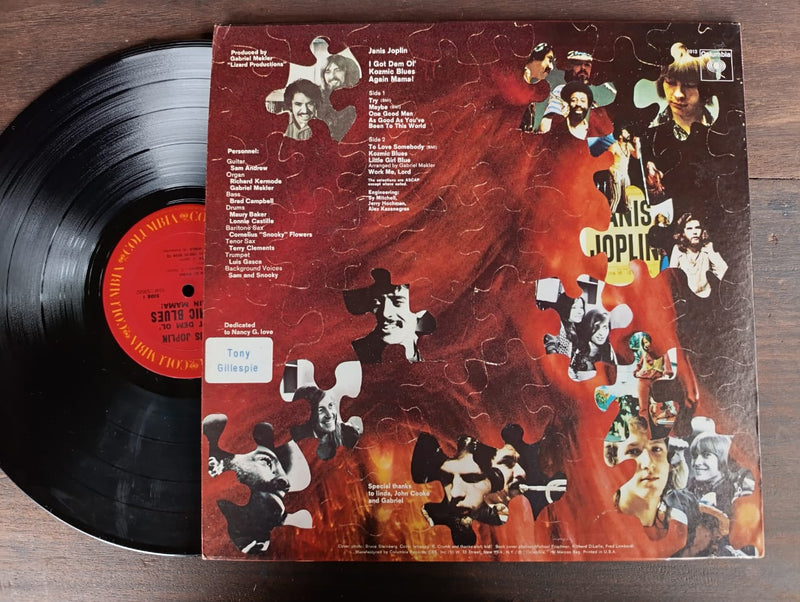 Janis Joplin – I Got Dem Ol' Kozmic Blues Again Mama! (USA VG+)