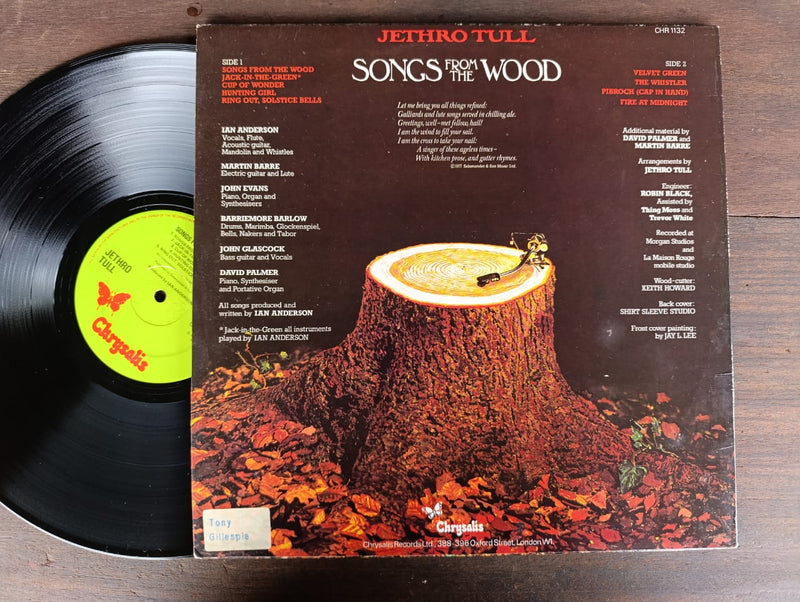 Jethro Tull - Songs From The Wood (UK VG)