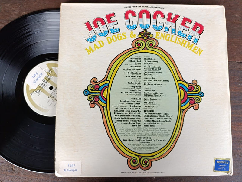 Joe Cocker – Mad Dogs & Englishmen (USA VG/VG+) 2LP Gatefold