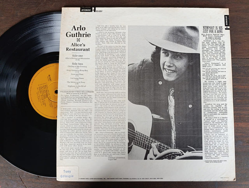 Arlo Guthrie – Alice's Restaurant (USA VG+)