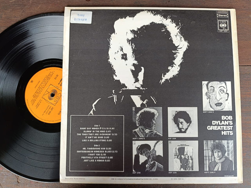 Bob Dylan - Greatest Hits Vol. I (RSA VG)