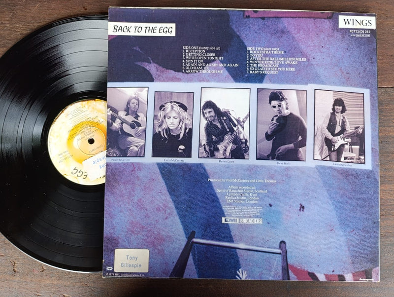 Wings - Back To The Egg (RSA VG+)