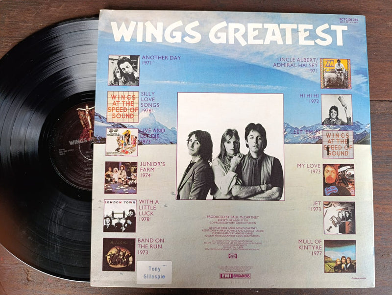 Wings - Greatest Hits (RSA VG+) + Poster