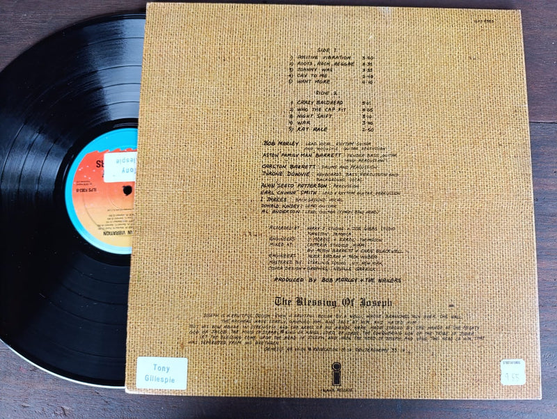 Bob Marley & The Wailers - Rastaman Vibration (UK VG) Gatefold