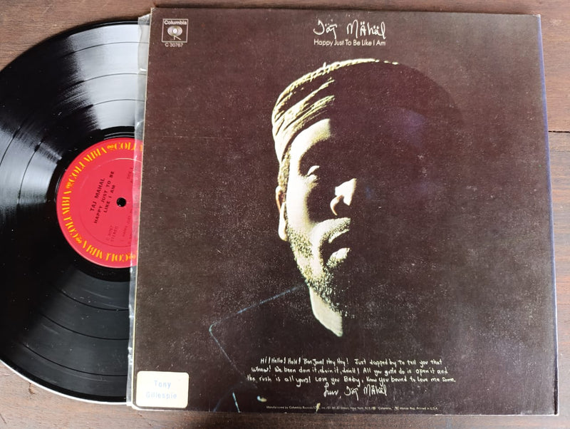 Taj Mahal – Happy Just To Be Like I Am (USA VG+) Gatefold