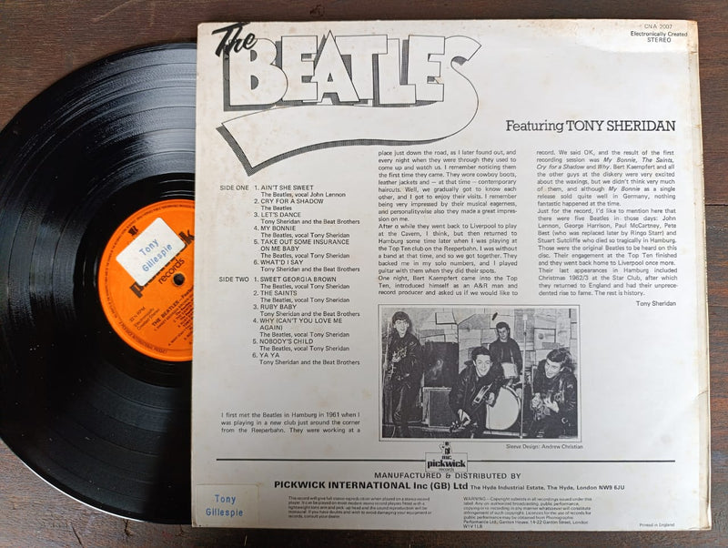 The Beatles Featuring Tony Sheridan – The Beatles Featuring Tony Sheridan (UK VG+)