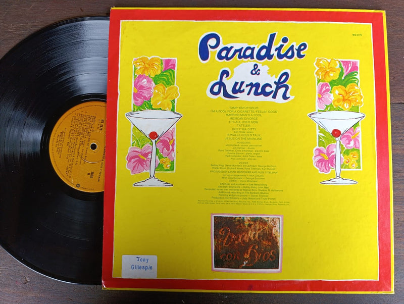 Ry Cooder – Paradise And Lunch (USA VG)