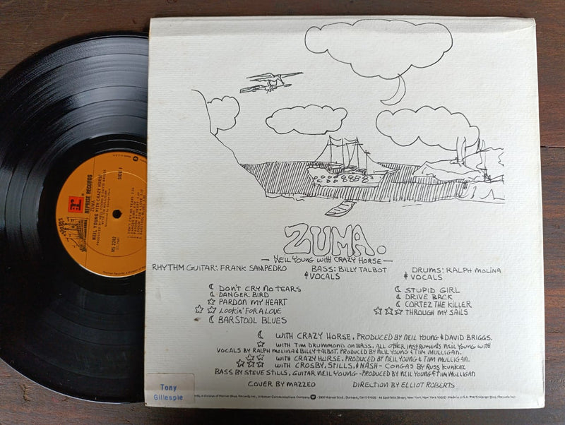 Neil Young & Crazy Horse - Zuma (USA VG+) with inner