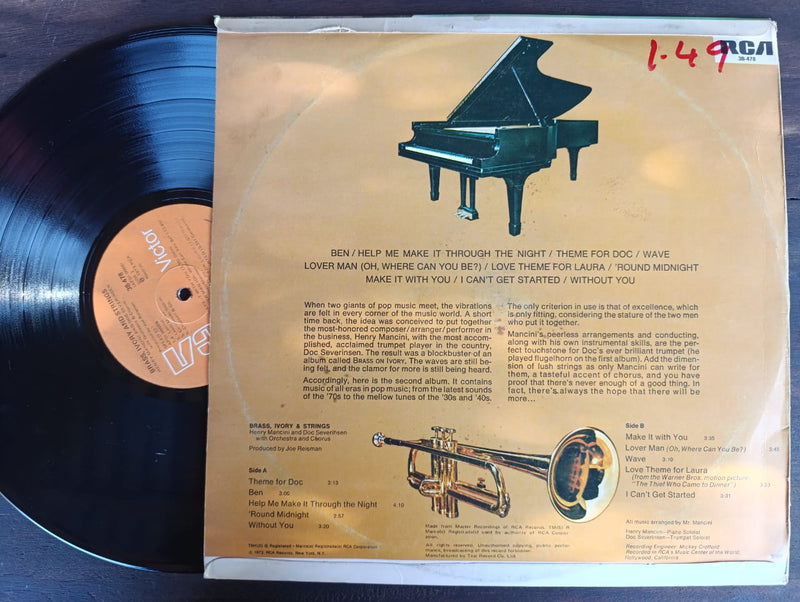 Henry Mancini And Doc Severinsen – Brass, Ivory & Strings (RSA VG)