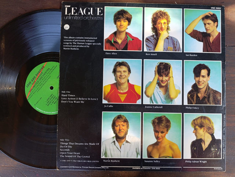 The League Unlimited Orchestra – Love And Dancing (RSA VG-) 12"