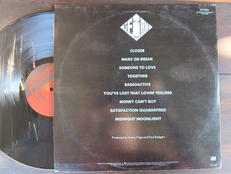 The Firm - The Firm (RSA VG+) Jimmy Page / Paul Rogers