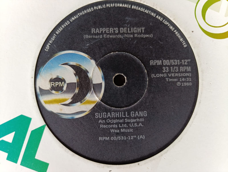 Sugarhill Gang – Rapper's Delight 12" (RSA VG-)