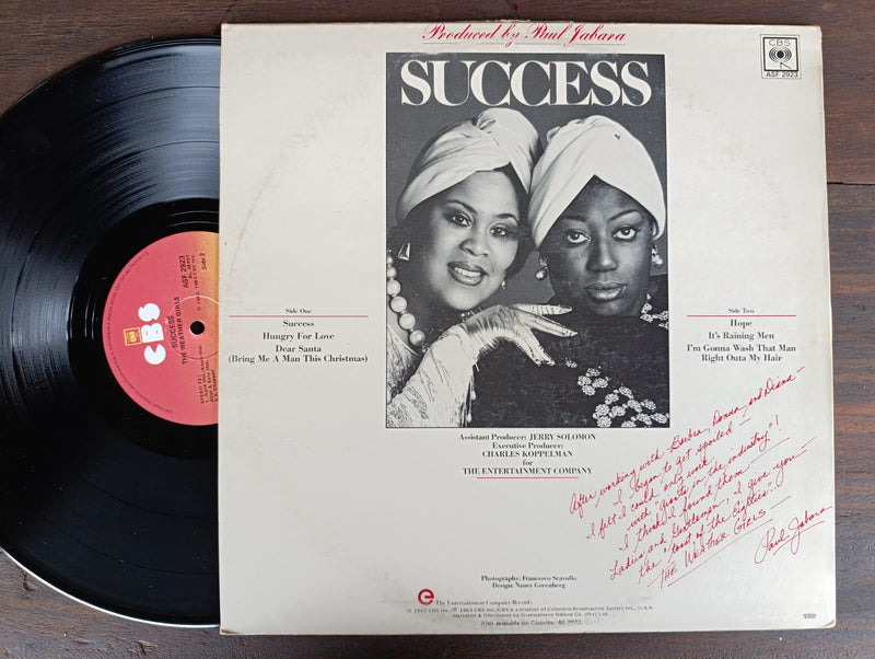 The Weather Girls - Success (RSA VG+)