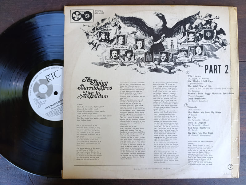 The Flying Burrito Bros – Live In Amsterdam Pt. 2 (RSA VG)