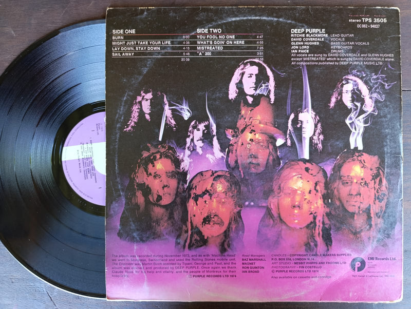 Deep Purple - Burn (UK VG-)