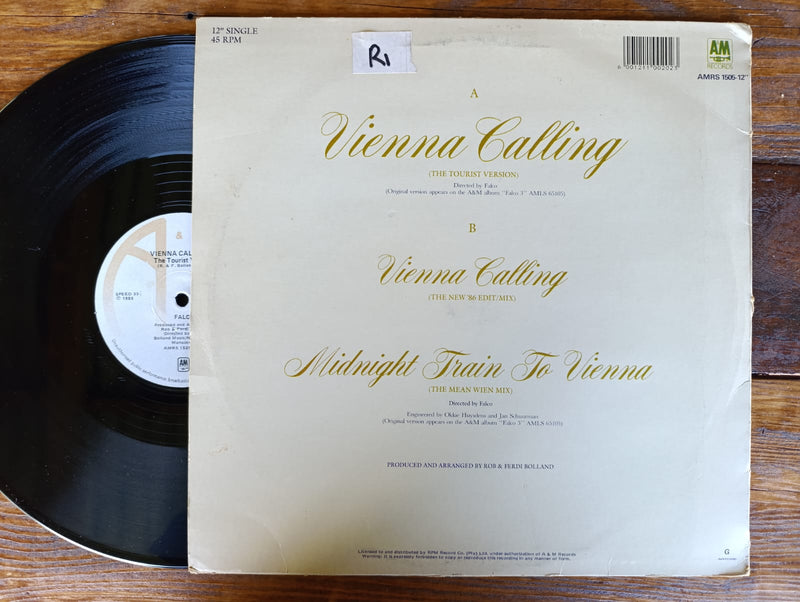 Falco - Vienna Calling 12" (RSA VG+)