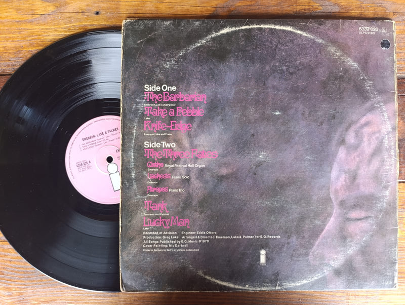 Emerson Lake & Palmer (RSA VG-) Pink label Gatefold
