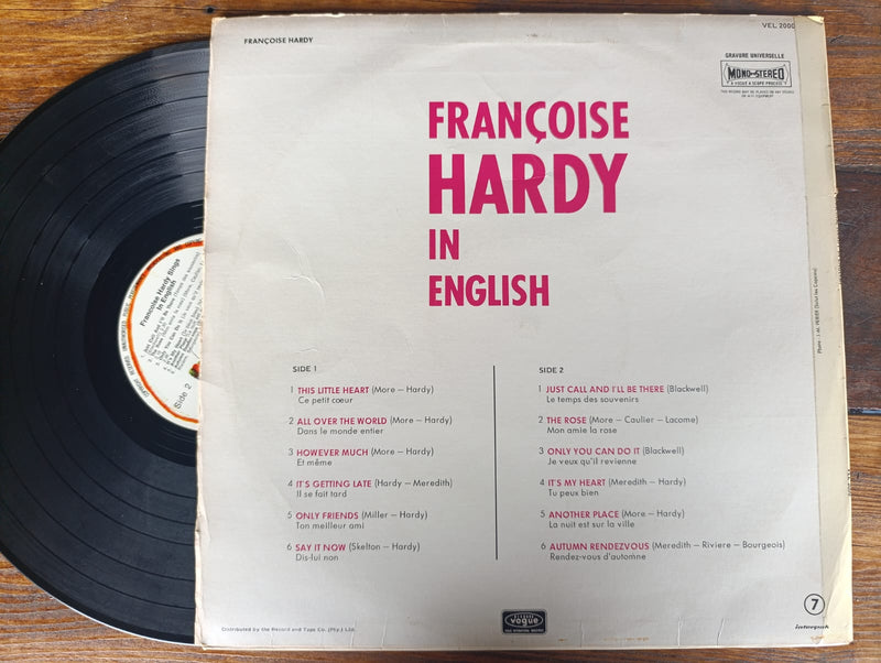 Francoise Hardy - In English (RSA VG+)