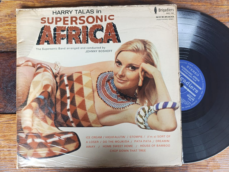 Harry Talas in Supersonic Africa (RSA VG) Gatefold Johnny Boshoff