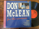 Don McLean - For The Memories (UK VG+)