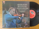 Mendelssohn*, Yehudi Menuhin, London Symphony Orchestra, Rafael Frühbeck De Burgos – Violin Concerto In E Minor / Violin Concerto In D Minor (UK VG)