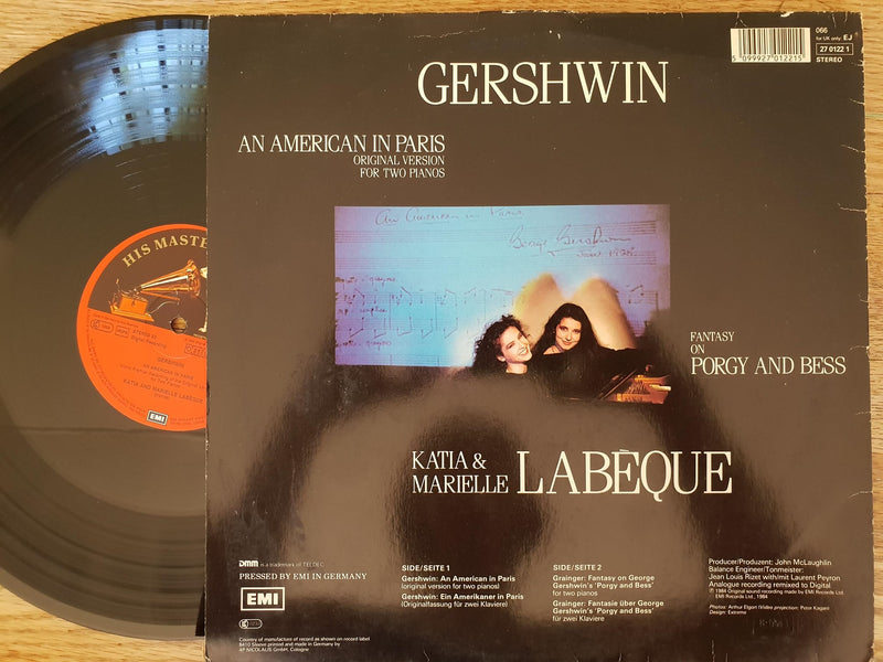 Gershwin - Katia & Marielle Labèque – An American In Paris - Fantasy On Porgy And Bess (Germany VG+)