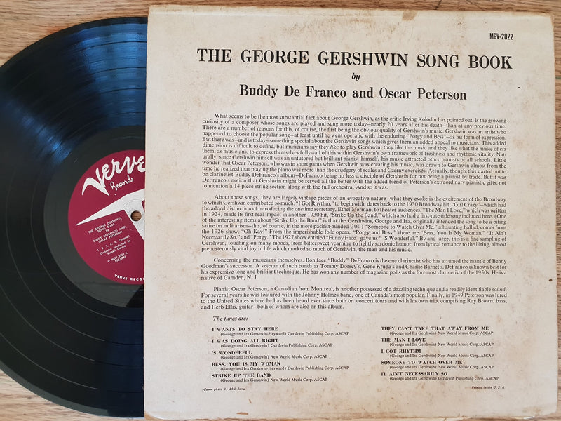 Buddy De Franco & Oscar Peterson - Gershwin Song Book (RSA VG-)