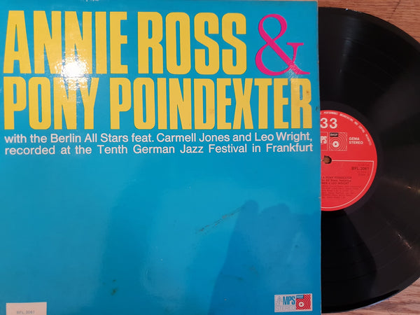 Annie Ross & Pony Poindexter - With Berlin All Stars (RSA VG+)