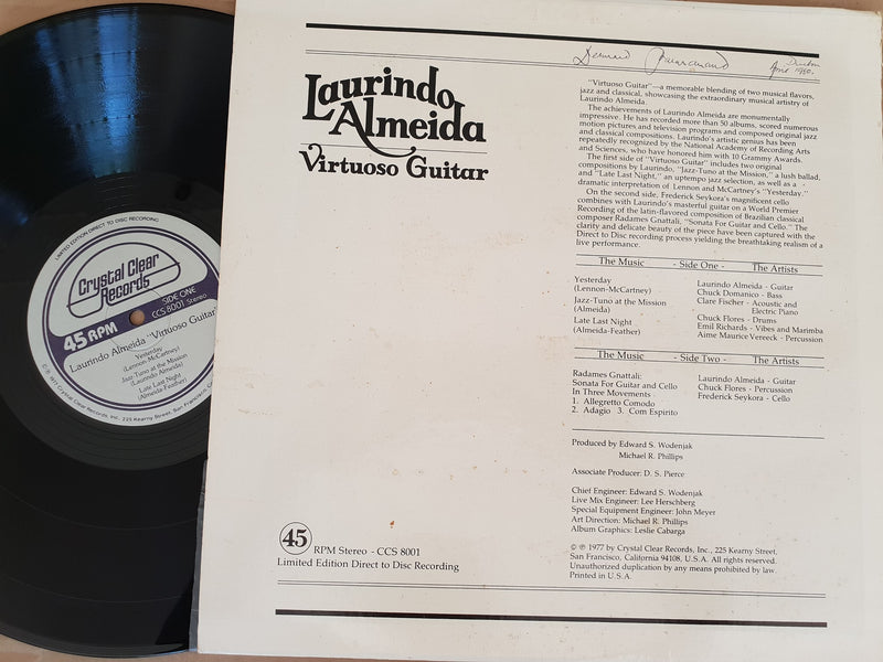 Laurindo Almeida - Virtuoso Guitar (USA VG+)