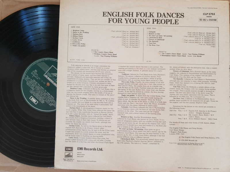 Various Artists - English Folk Dances For Young People (UK VG+)