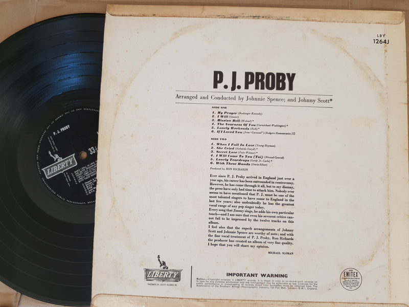 P.J. Proby - P.J. Proby (RSA VG)