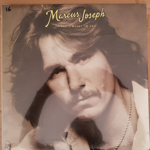 Marcus Joseph - Things I Mean To Say (USA EX) Sealed