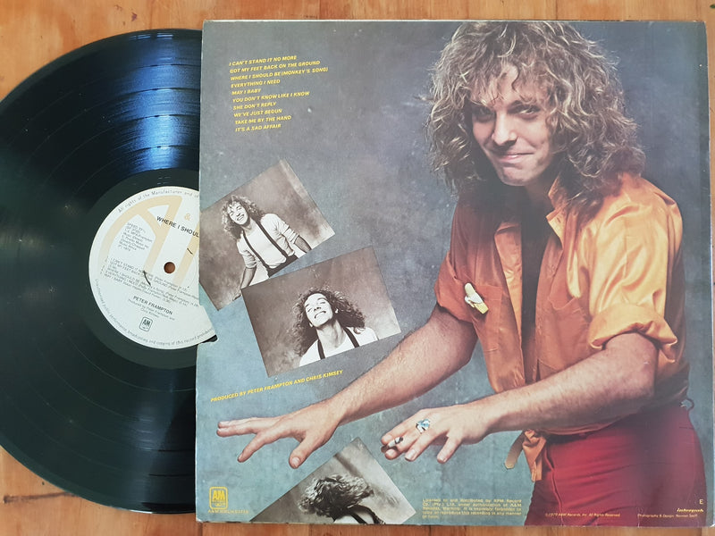 Peter Frampton - Where I Should Be (RSA VG+)