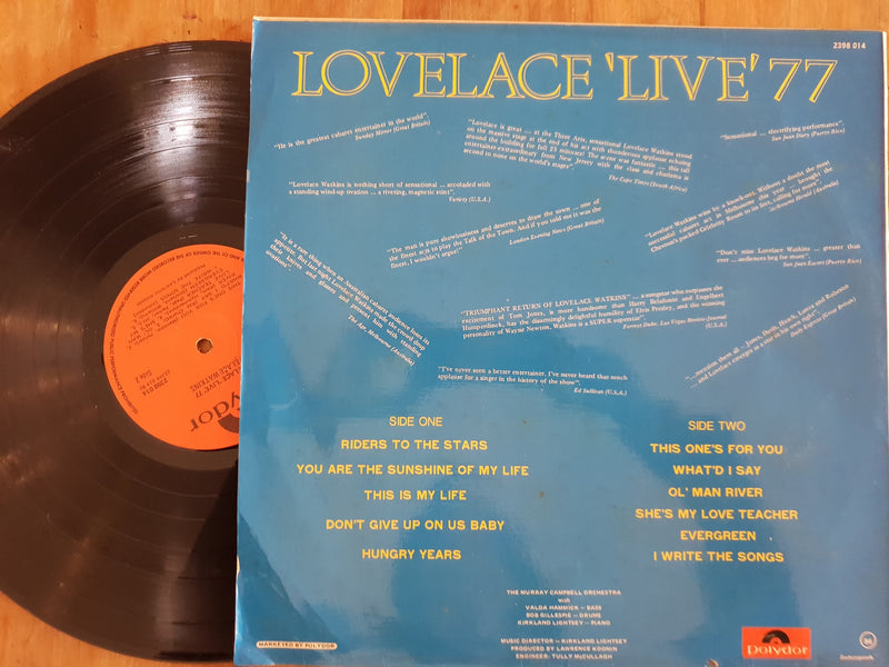 Lovelace Watkins | Lovelace 'Live' 77 (RSA VG+)