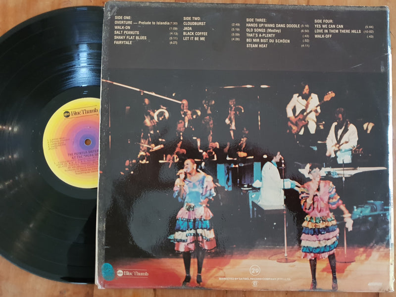 The Pointer Sisters - Live At The Opera House (RSA VG+) 2LP