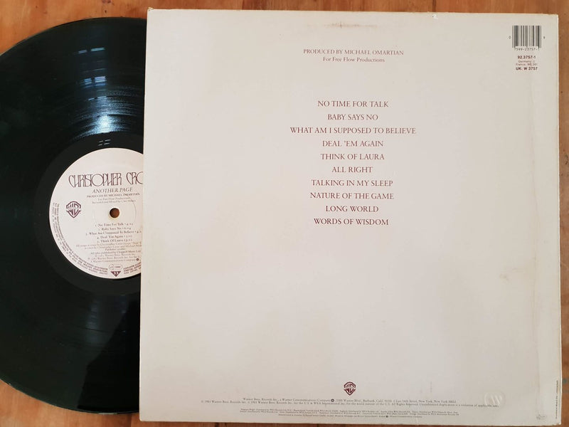 Christopher Cross - Another Page (Germany VG)