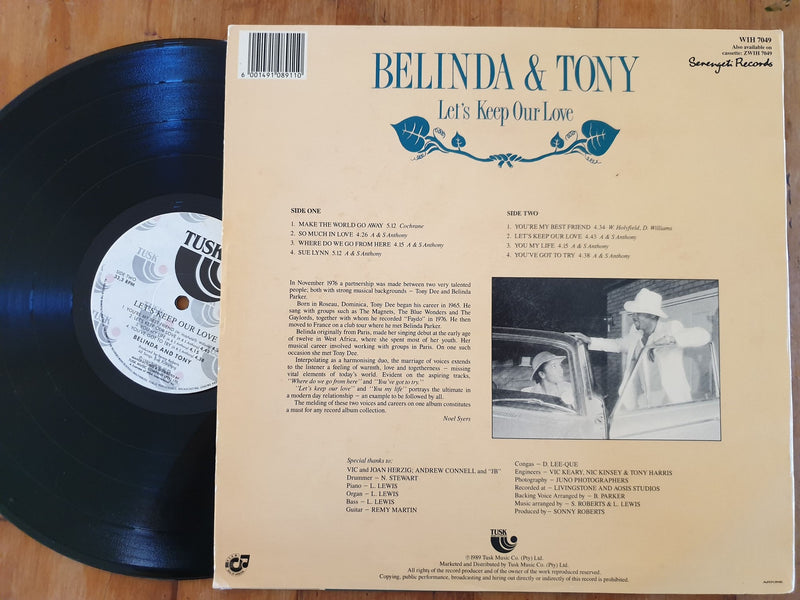 Belinda & Tony - Let's Keep Our Love (RSA VG+)