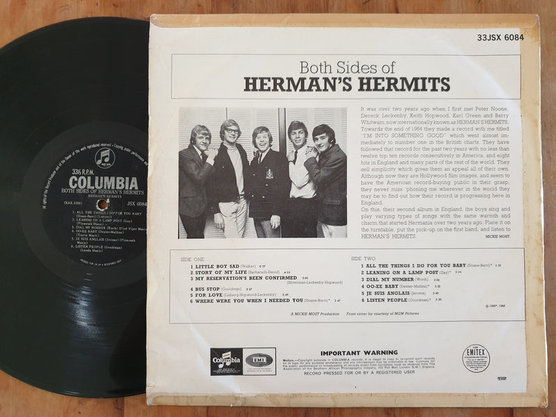 Herman's Hermits - Both Sides Of Herman's Hermits (RSA VG-)