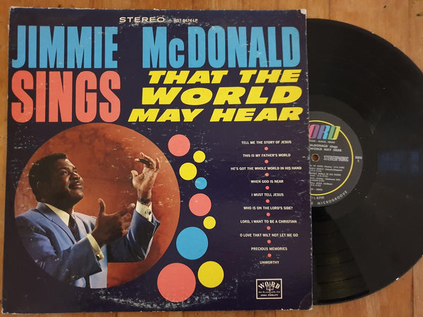 Jimmie McDonald - Sings That The World May Hear (USA VG+)